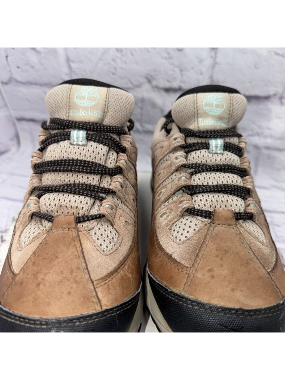 Timberland Womens Ossipee Gore-Tex WP Hiking Shoes Taupe Leather Size 10 - Picture 9 of 12